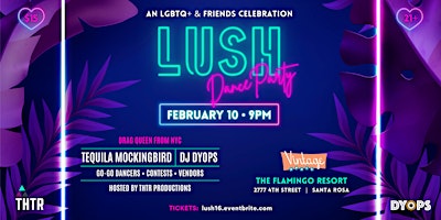Primaire afbeelding van LUSH (a monthly LGBTQ+ & friends dance party)
