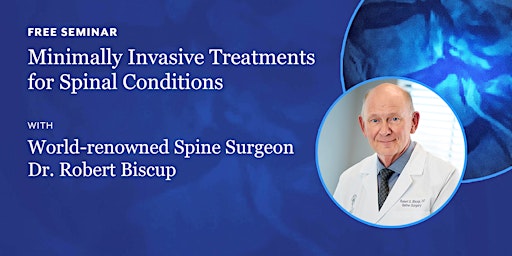 Free Spine Health in Jupiter with Expert Spine Surgeon, Dr. Biscup primary image