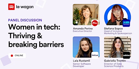 Imagen principal de Women in Tech Panel: Thriving & Breaking Barriers