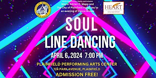 City of Plainfield Soul Line Dancing at the Performing Arts Center primary image