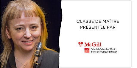 Imagem principal de Classe de maître de saxophone avec Marie-Chantal LeClair