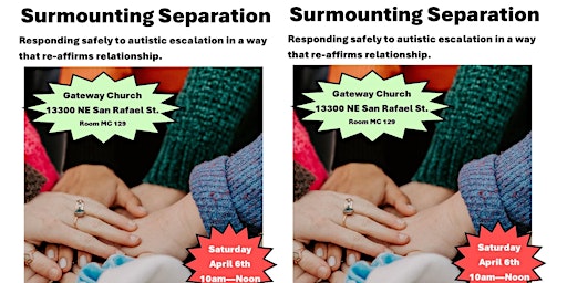 Surmounting Separation: responding safely to Autistic  escalation  primärbild