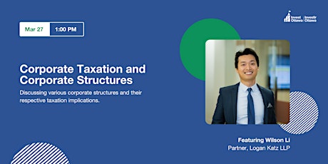 Corporate Taxation and Corporate Structures (In Person) primary image