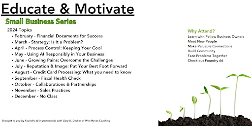 Image principale de Educate and Motivate - Small Business Series