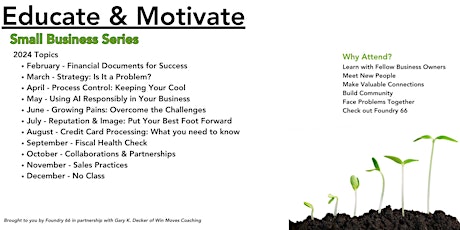 Educate and Motivate - Small Business Series