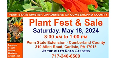 Penn State Extension Cumberland County Master Gardeners Plant Fest and Sale primary image