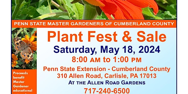 Penn State Extension Cumberland County Master Gardeners Plant Fest and Sale