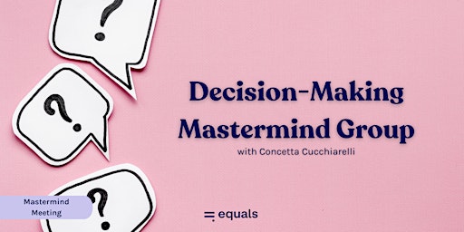 Decision-Making Mastermind Group  primärbild