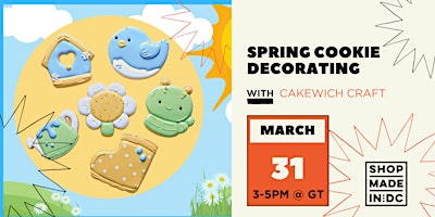 Immagine principale di Spring Cookie Decorating w/Cakewich Craft 