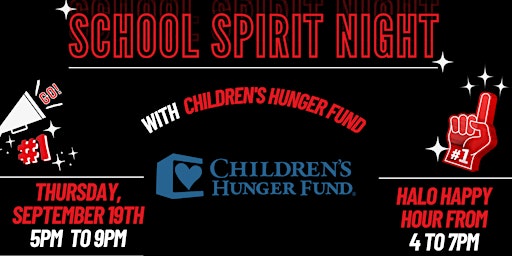 Hauptbild für School Spirit Night - Children's Hunger Fund