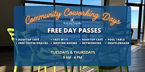 Free Day Pass: Community Coworking Days primary image