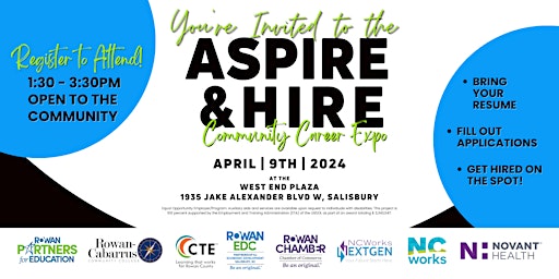 Imagem principal do evento Aspire & Hire Career Expo