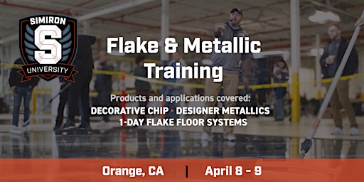 Imagem principal do evento Flake & Metallic Flooring Training