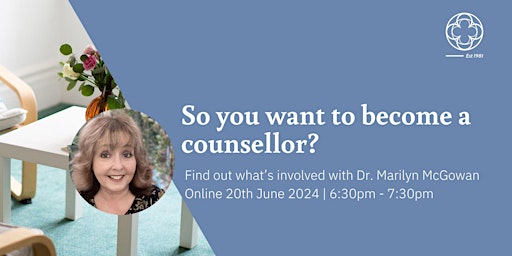 Image principale de So you want to become a counsellor?