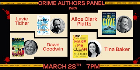 Writing Crime: Alice Clark Platts, Dawn Goodwin, Tina Baker & Lavie Tidhar