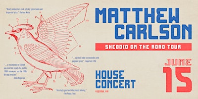 Imagem principal do evento Matthew Carlson - Sheddio On The Road Tour - Washington, DC