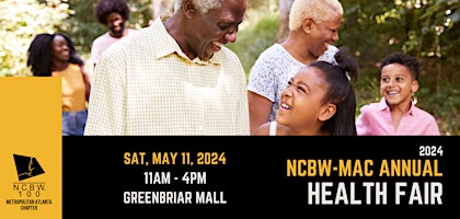 Immagine principale di NCBW-MAC 2024 Annual Health Fair 