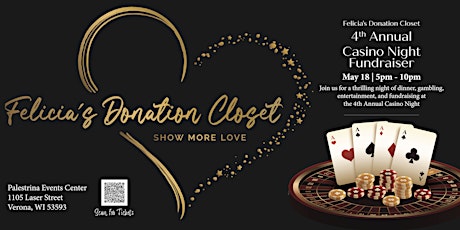 Felicia's Donation Closet 4th Annual Casino Night Fundraiser