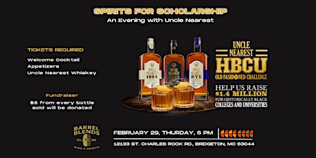 Spirits For Scholarship: An evening with Uncle Nearest  primärbild