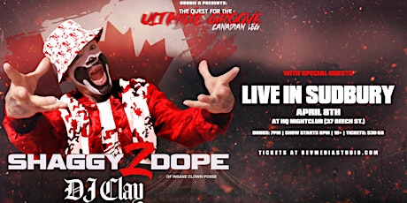 Shaggy 2 Dope live in Sudbury April 8 at HQ Nightclub