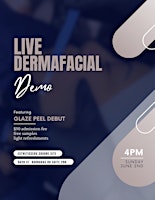 EstheticsEDU Live Demo| Dermaplaning with Glaze Peel primary image