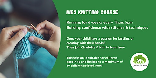 Kids Knitting Course  primärbild