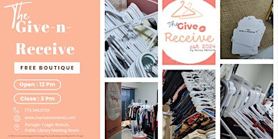 Primaire afbeelding van FREE Community Apparel Exchange Pop-up Boutique