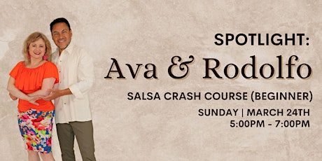 Primaire afbeelding van Spotlight: Salsa Crash Course (Beg) w/ Ava & Rodolfo