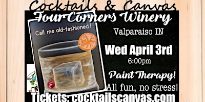 Imagen principal de "Call Me Old-Fashioned!" Cocktails and Canvas Painting Art Event