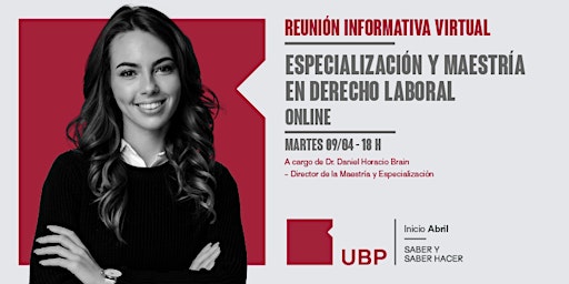 Imagen principal de Reunión Informativa:  Especialización y Maestría en Derecho Laboral