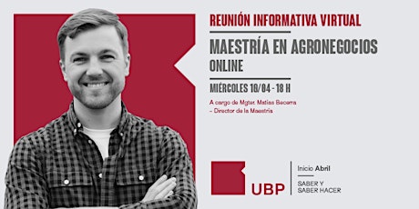 Reunión Informativa:  Maestría en Agronegocios | Online primary image