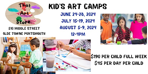 Imagem principal do evento Kid's Summer Art Camp