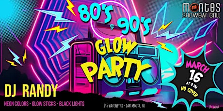 GLOW PARTY - Spotlight on the 80s & 90s primary image