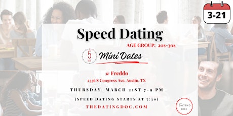 Austin Speed Dating (Ages: 20s-30s) primary image