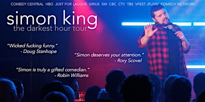 Imagem principal do evento Exceptional stand up comedy: SIMON KING vs Nanaimo