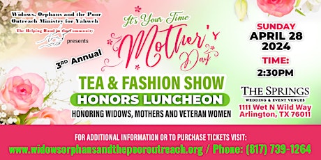 Mother's Day Tea & Fashion Show Honors Luncheon