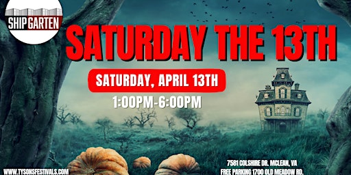 Imagem principal de Saturday The 13th- Spooky Festival