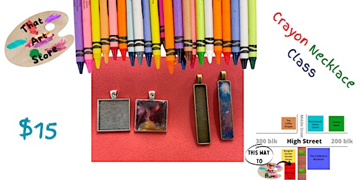 Immagine principale di Melted Crayon Necklace Class 