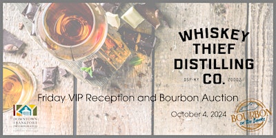 Imagem principal do evento Friday VIP Reception and Bourbon Auction