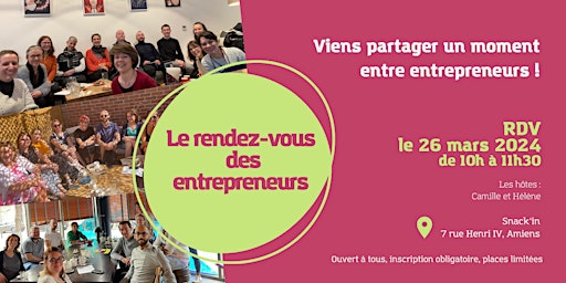 Image principale de Le rendez-vous des entrepreneurs