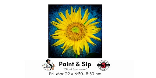 Paint &  Sip-"Giant Sunflower" primary image