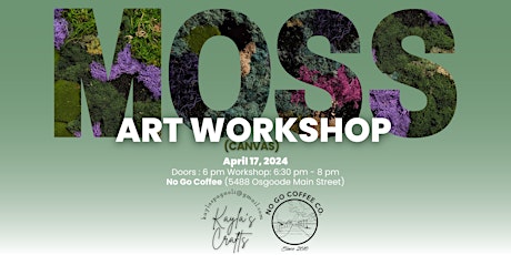 Moss Art Workshop on Canvas