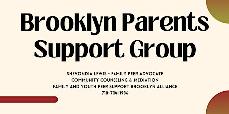 Brooklyn Parents Support Group - Virtual