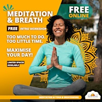 Online - Intro to Meditation & Breath Workshop primary image