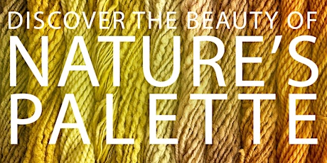 Discover the Beauty of Nature's Palette - Natural Dyeing - Yellow