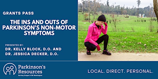 Primaire afbeelding van Grants Pass Event: The Ins & Outs of Non-Motor Symptoms (In-person)