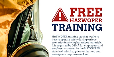 Imagem principal do evento HAZWOPER Training