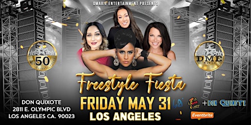 Imagem principal do evento Freestyle Fiesta feat. SAFIRE, Rockell, Shana & Christina Marie