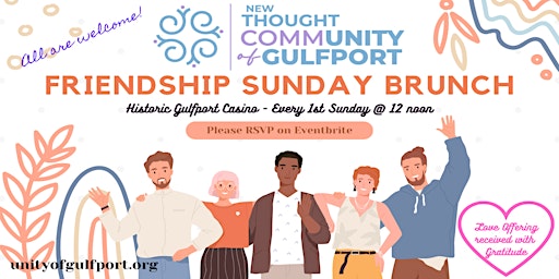 Primaire afbeelding van First Sunday Friendship Brunch at Gulfport Casino