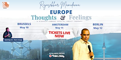 Image principale de Thoughts and Feelings - Standup special by Rajasekhar Mamidanna (Brussels)